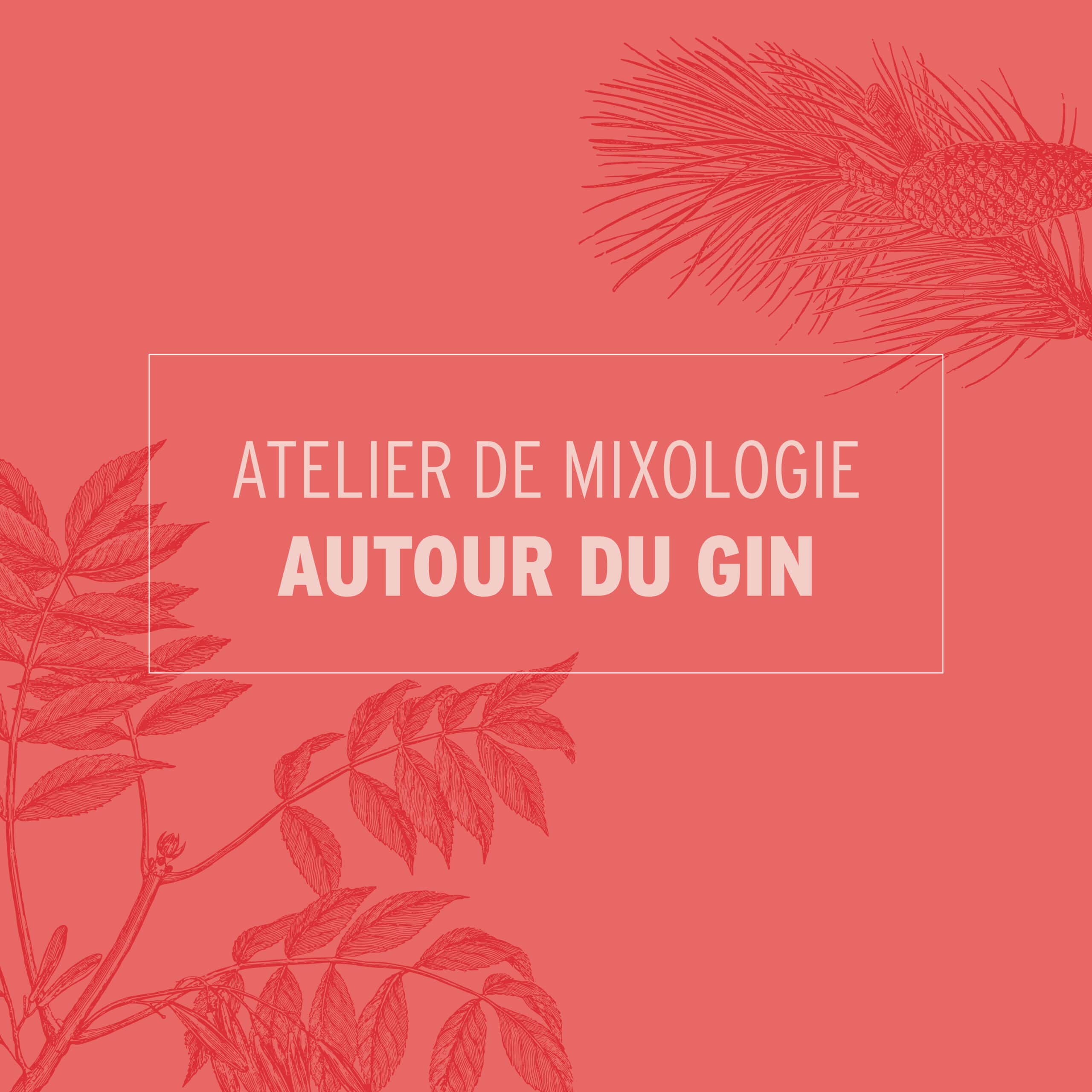 atelier de mixologie autour du gin